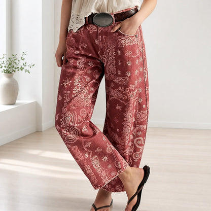 Calça Alvida™ com Estampa Floral e Caimento Amplo