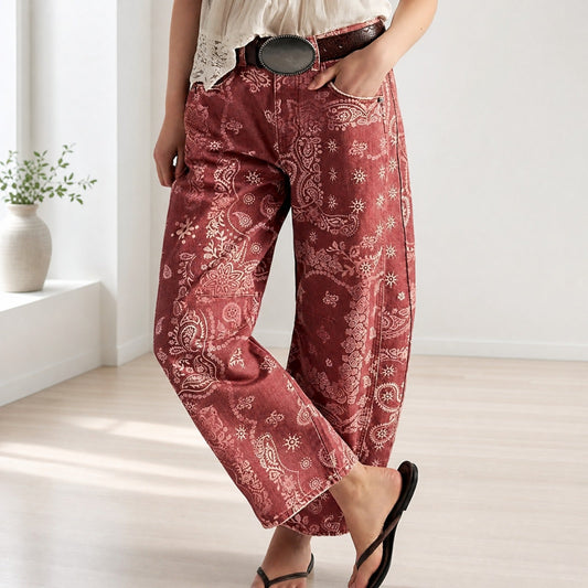 Calça Alvida™ com Estampa Floral e Caimento Amplo
