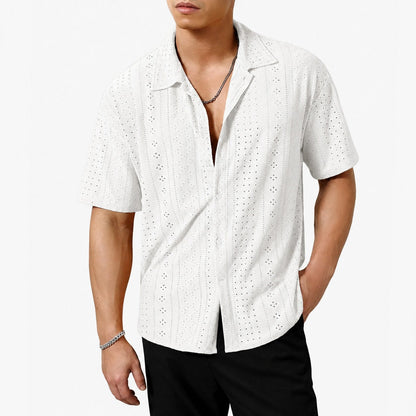Camisa Manga Curta Orvieto™ com Tecido Vazado