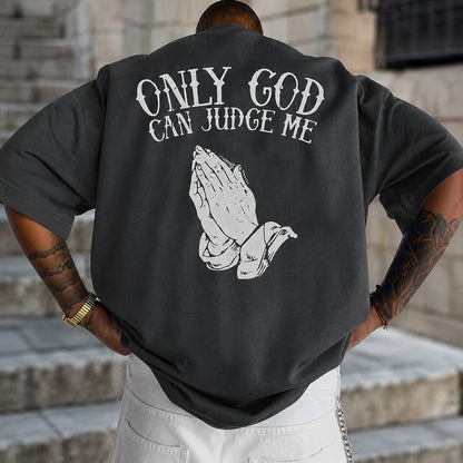 Camiseta Caleb™ com Caimento Oversized e Estampa Marcante