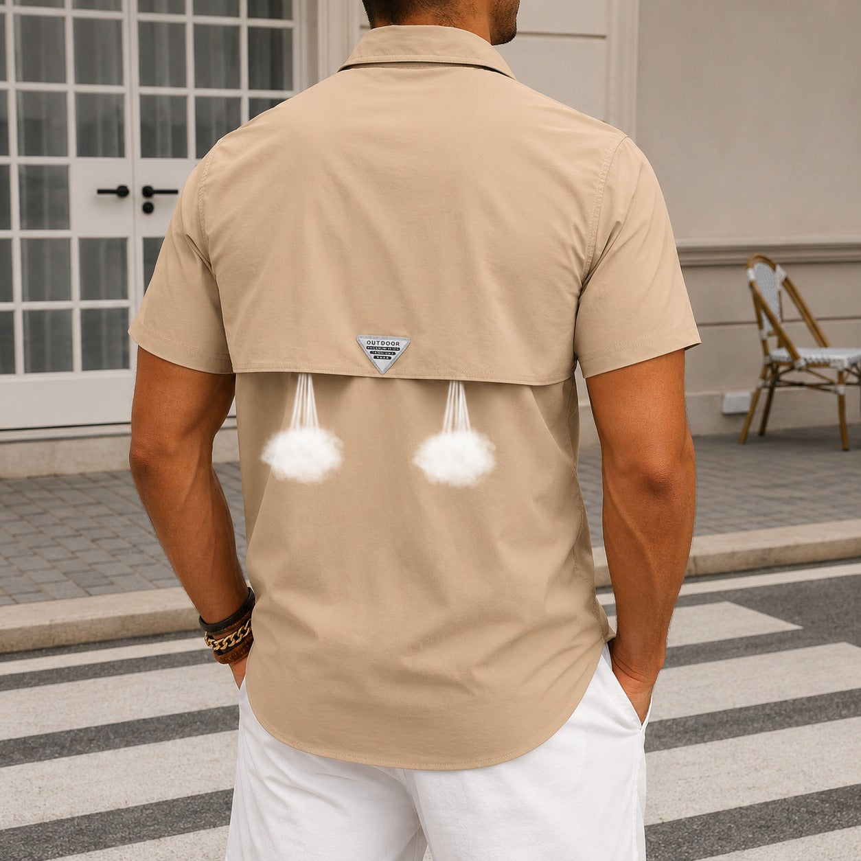 Camisa Carson™ com Ventilação Inteligente e Bolsos Funcionais