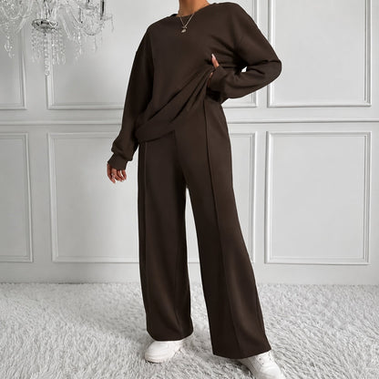 Conjunto Estelle™ em Moletom Premium com Calça Pantalona