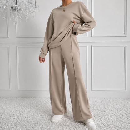 Conjunto Estelle™ em Moletom Premium com Calça Pantalona