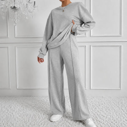 Conjunto Estelle™ em Moletom Premium com Calça Pantalona