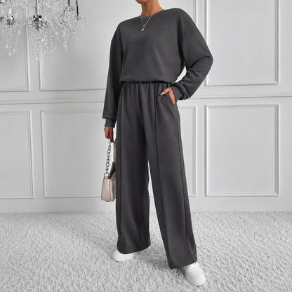 Conjunto Estelle™ em Moletom Premium com Calça Pantalona