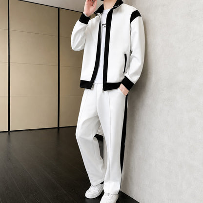 Conjunto Marseille™ com Gola Alta e Recortes Contrastantes