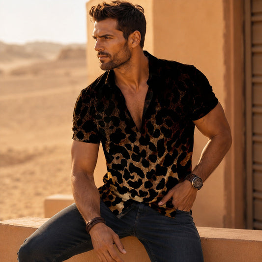 Camisa Leone™ com Estampa Animal em Degradê