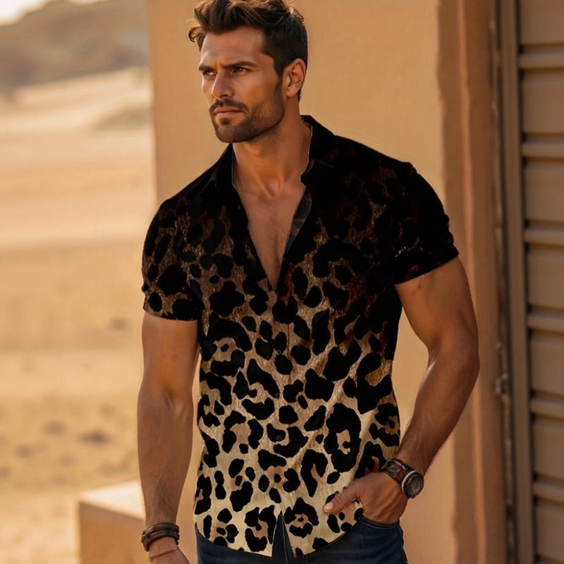 Camisa Leone™ com Estampa Animal em Degradê