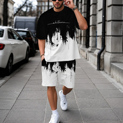 Conjunto Kingston™ em Malha Premium com Estampa Artística