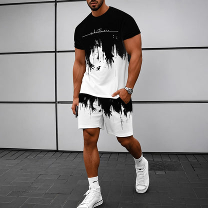 Conjunto Kingston™ em Malha Premium com Estampa Artística