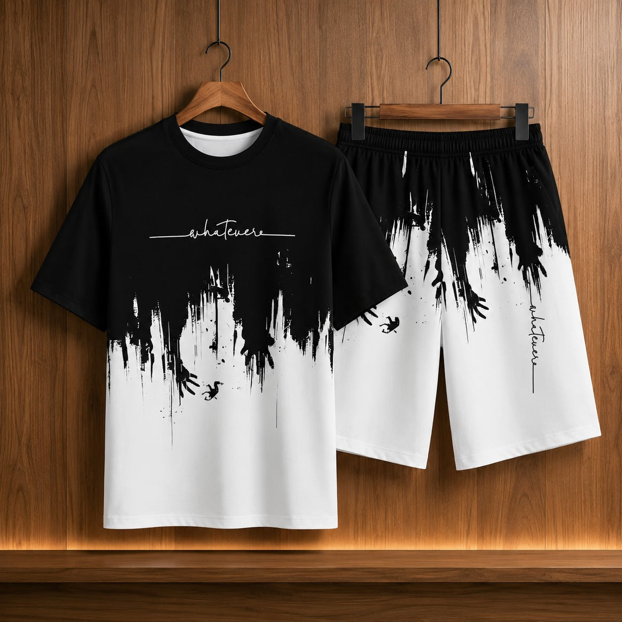 Conjunto Kingston™ em Malha Premium com Estampa Artística