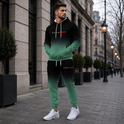 Conjunto Boulevard Paris™ em Moletom Premium com Capuz e Bolso Canguru