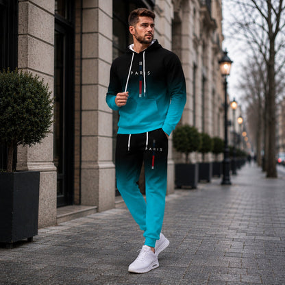Conjunto Boulevard Paris™ em Moletom Premium com Capuz e Bolso Canguru