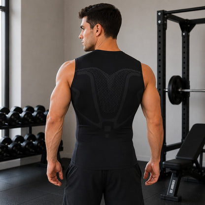 [COMPRE 1 E LEVE 3] Regata Modeladora Spartan™ com Compressão Anatômica, Caimento Ajustado e Malha Respirável / Desenvolvida Para Acompanhar Cada Movimento.