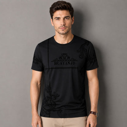 [COMPRE 1 E LEVE 3] Camiseta Vittore™ em Algodão com Estampa Contemporânea / Ideal Para um Visual Moderno em Qualquer Ocasião