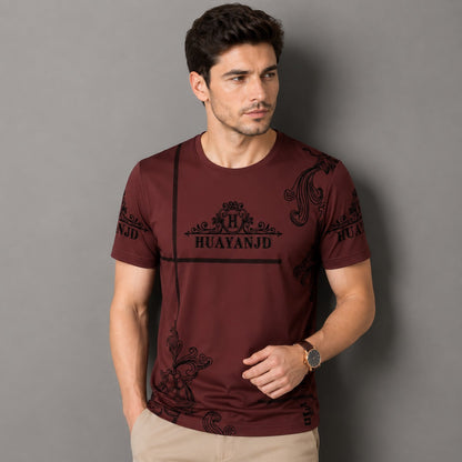 [COMPRE 1 E LEVE 3] Camiseta Vittore™ em Algodão com Estampa Contemporânea / Ideal Para um Visual Moderno em Qualquer Ocasião