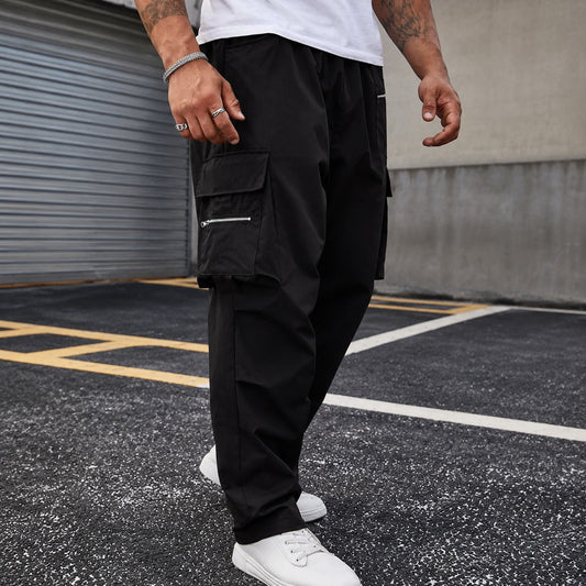 Calça Orsen™ com Bolsos Utilitários, Cós Ajustável e Modelagem Cargo / Silhueta Moderna com Ajuste Confortável.