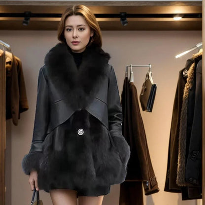 Casaco Montleaux™ em Pele de Raposa Sintética / Elegância e Conforto para os Dias de Inverno!