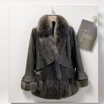 Casaco Montleaux™ em Pele de Raposa Sintética / Elegância e Conforto para os Dias de Inverno!