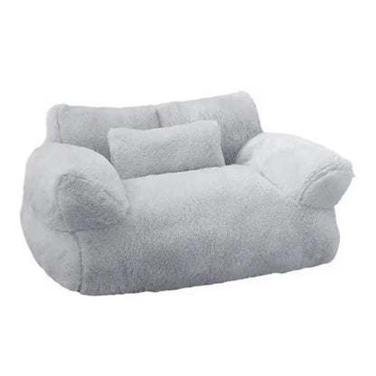 Sofá Pet Modern House™ em Pelúcia Premium / Conforto e Elegância para Seu Pet Descansar com Estilo!