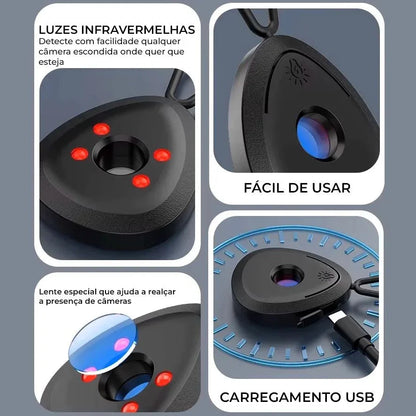 [Compre 1 e Leve 3] Detector de Câmeras Ocultas Modern House™ com Tecnologia Infravermelha / Proteja-se de Câmeras Escondidas em Hotéis e Airbnb Antes que Seja Tarde!