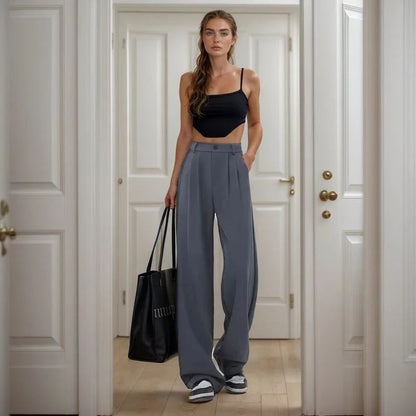 Calça Naomi™ em Viscose Premium com Toque de Modal / Porque Você Merece Conforto com Estilo Refinado!