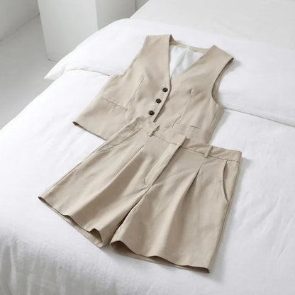 Conjunto Ipanema™ em Alfaiataria Casual de Algodão e Linho Misto / Leve, Chic e Atemporal!
