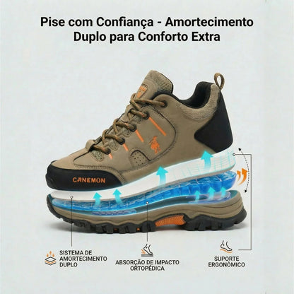 Bota SafeTrail™ de Alta Resistência com Tecnologia Ortopédica Anti-Impacto