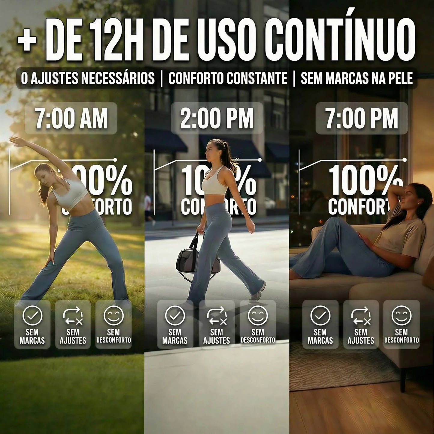 Calça Feminina Atria™ com Efeito Empina Bumbum