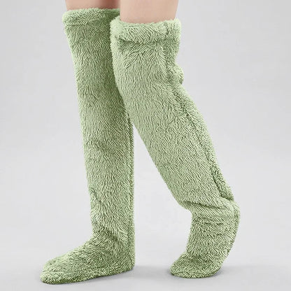 [COMPRE 2 E LEVE 3] Meias Longas Veloura™ em Tecido Felpudo Estilo Pantufa Ultra Macias
