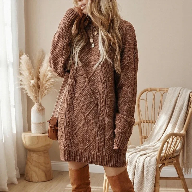Suéter Longo Oversized Bellmont™ em Tricô Premium