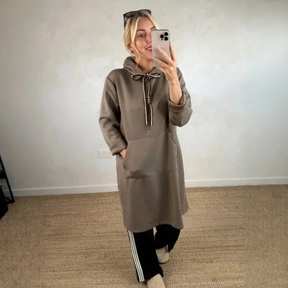 Moletom Dalen™ Estilo Vestido com Design Urbano