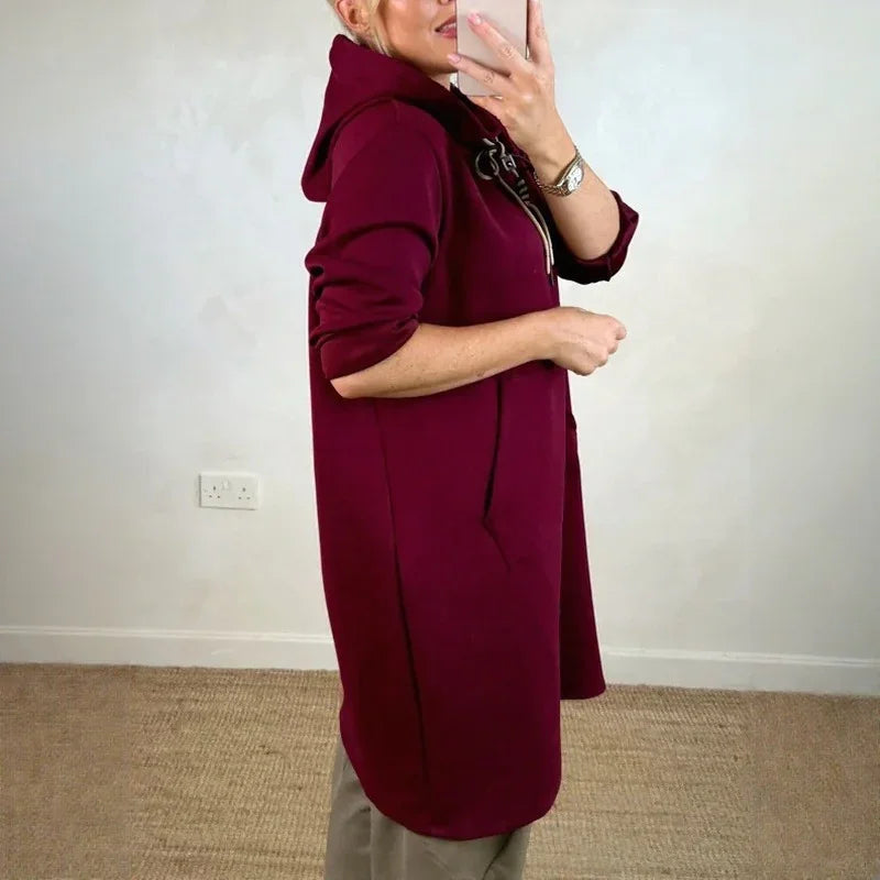 Moletom Dalen™ Estilo Vestido com Design Urbano