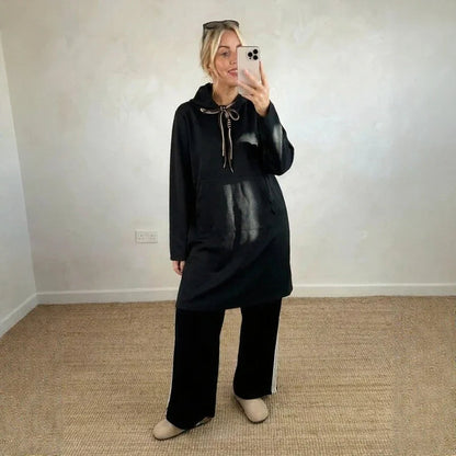 Moletom Dalen™ Estilo Vestido com Design Urbano