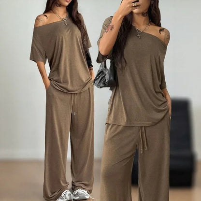 Conjunto Belmara™ com Caimento Solto e Cintura Ajustável