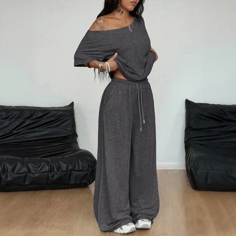 Conjunto Belmara™ com Caimento Solto e Cintura Ajustável