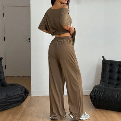 Conjunto Belmara™ com Caimento Solto e Cintura Ajustável