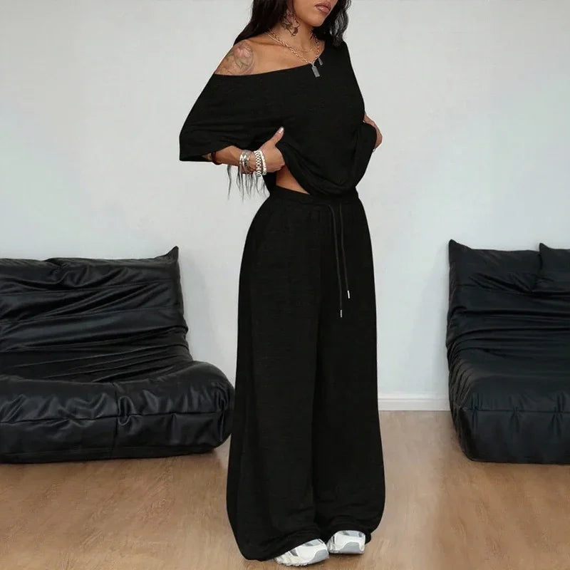 Conjunto Belmara™ com Caimento Solto e Cintura Ajustável