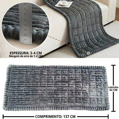 Cama para Pet Marley™ com Base Antiderrapante e Pelúcia Fofinha