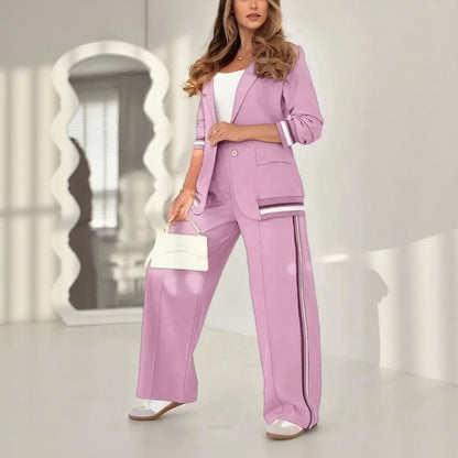 Conjunto Rovelle™ com Design de Terno e Elegância Impecável