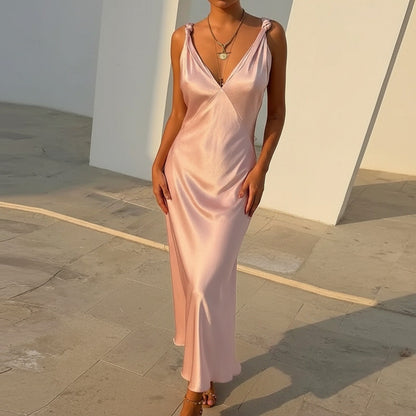 Vestido Soléa™ com Toque Sedoso e Movimento Refinado