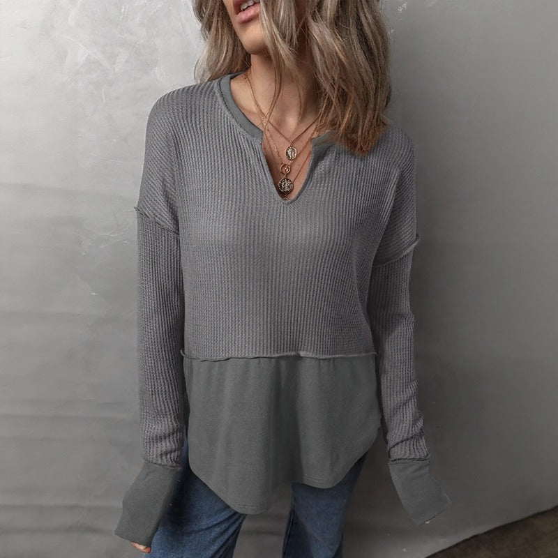 Blusa Elowen™ com Corte Moderno e Estilo Casual Chic