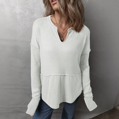 Blusa Elowen™ com Corte Moderno e Estilo Casual Chic