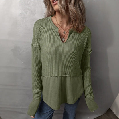 Blusa Elowen™ com Corte Moderno e Estilo Casual Chic