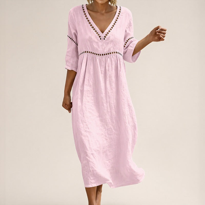 Vestido Almare™ com Leveza Natural e Conforto Absoluto