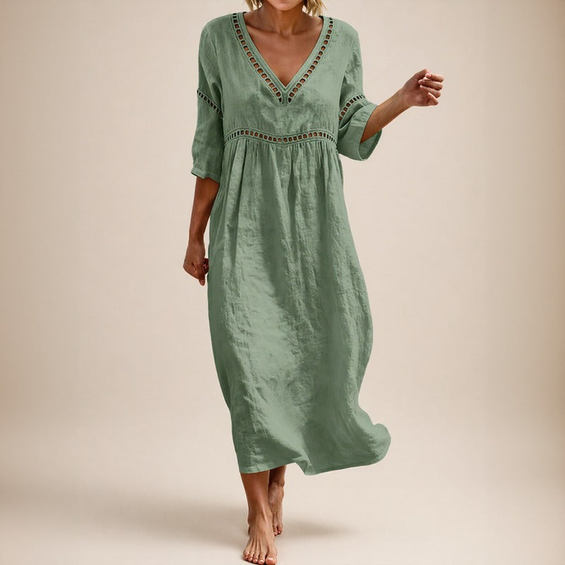 Vestido Almare™ com Leveza Natural e Conforto Absoluto