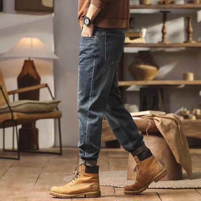 Calça Vantor™ em Jeans Flexível com Presença Imponente