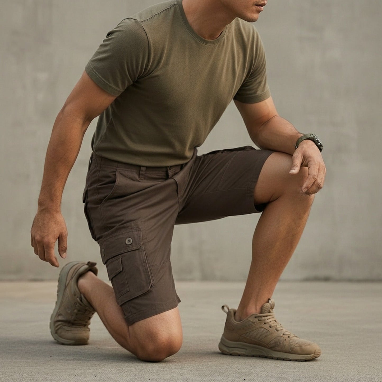 Shorts Zaykor™ Cargo com Elasticidade Avançada e Estilo Tático