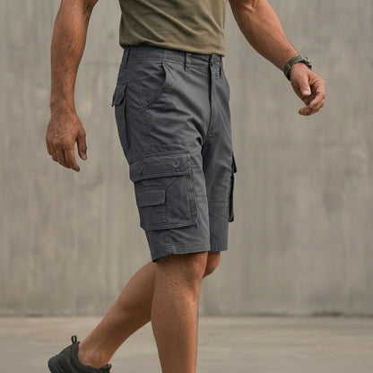 Shorts Zaykor™ Cargo com Elasticidade Avançada e Estilo Tático
