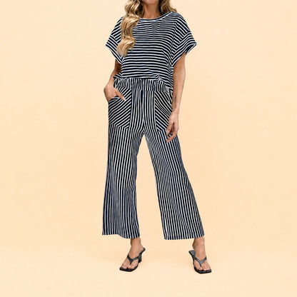 Conjunto Oasis™ Listrado com Cós de Cordão